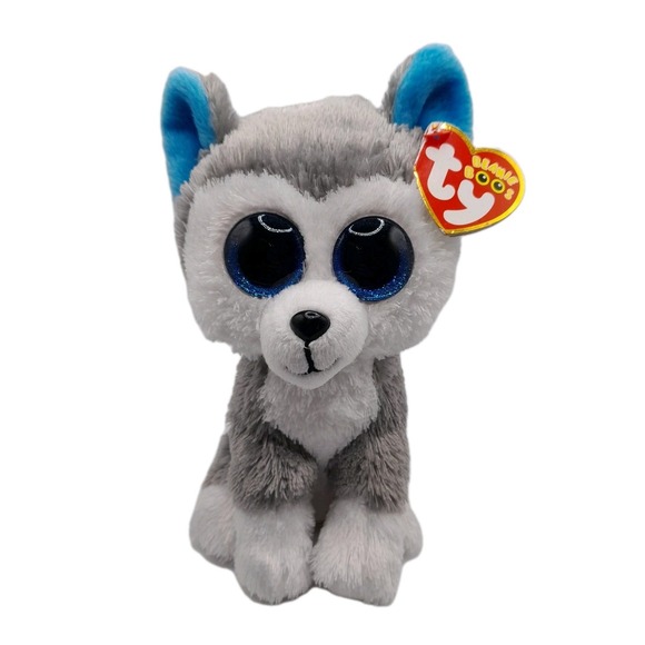 Ty Other - TY Beanie Boos - SLUSH the Husky Dog Plush (Glitter Eyes) (6 inch) Stuffed Toy